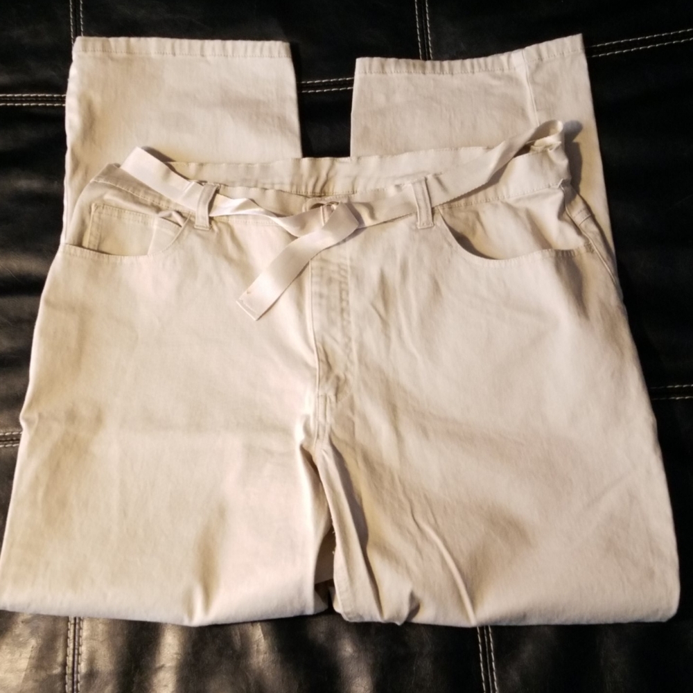 White Stag Stretch Plus Khaki Tan Pants Size 16W